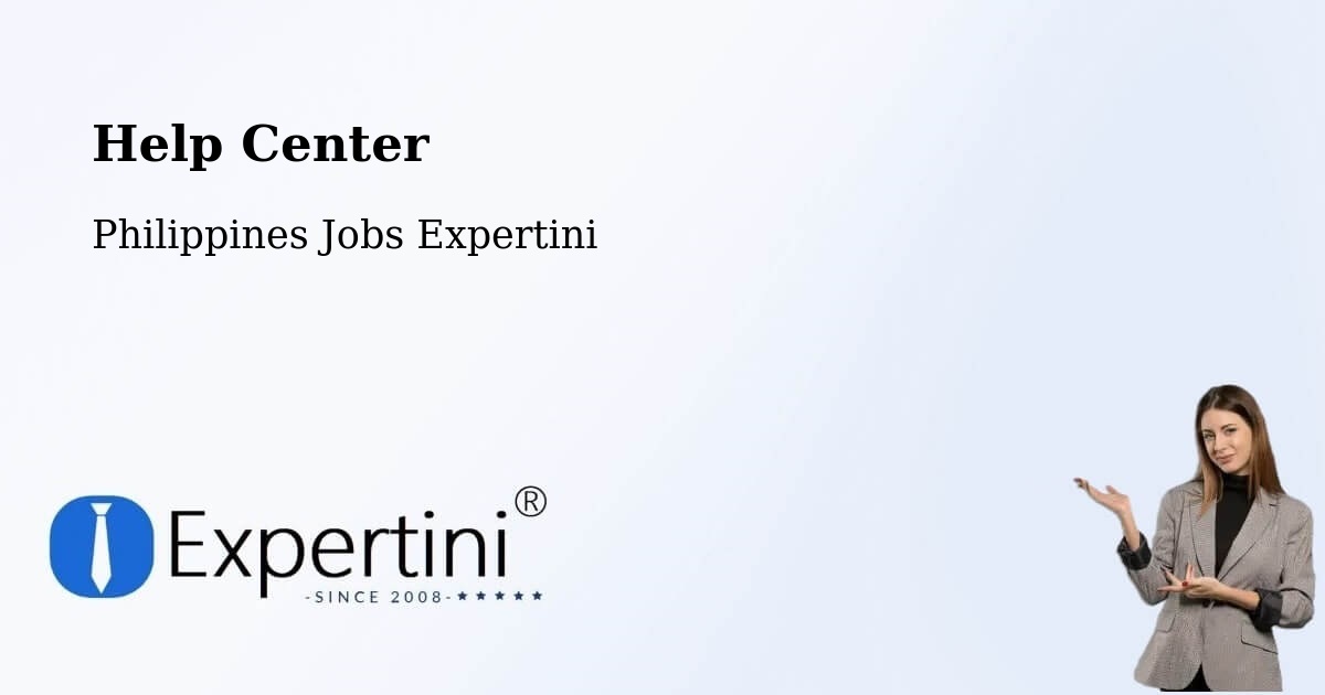 Help Center – Dapdap - Philippines Jobs Expertini